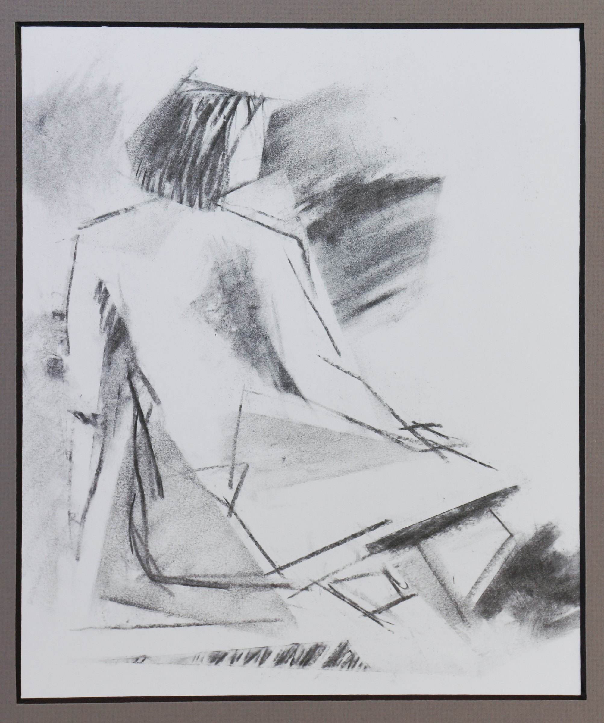 Angular Angela — drawing by Michael Joseph