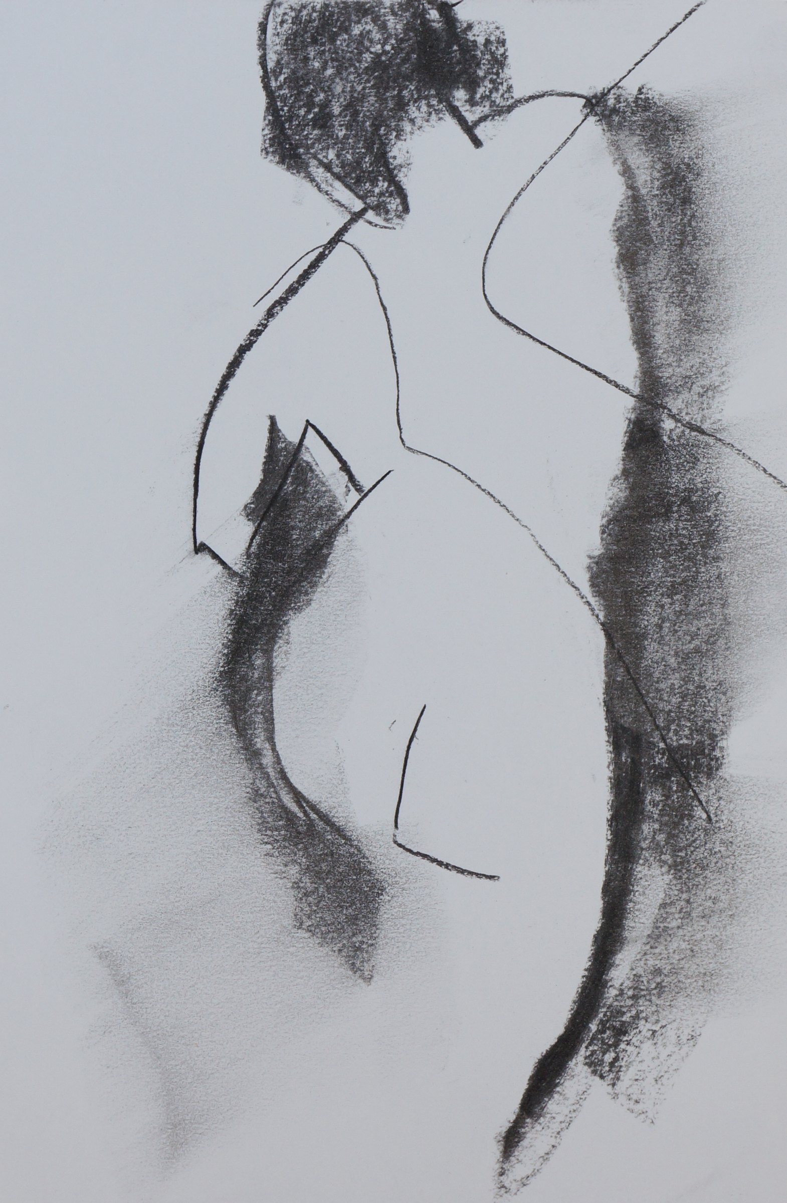 Back View — drawing by Michael Joseph