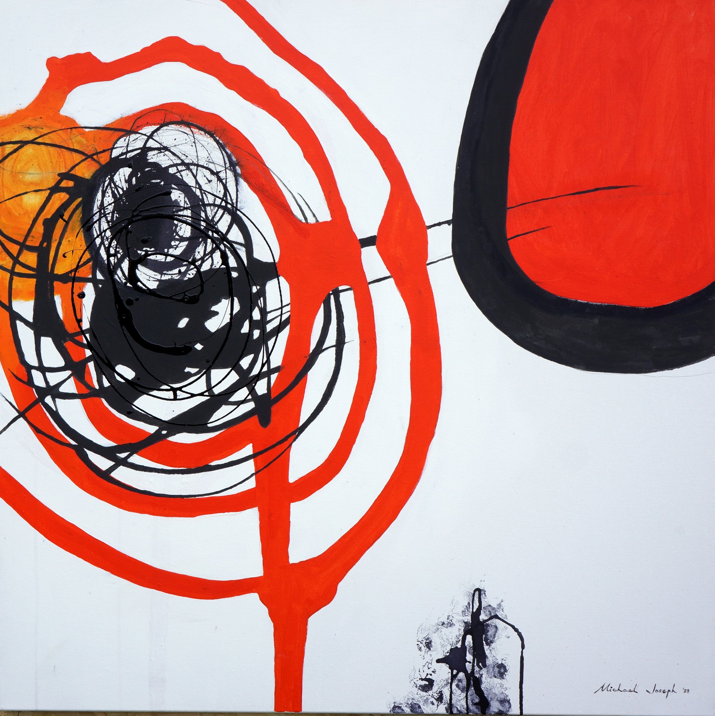 Combustion — Mixed media by Michael Joseph