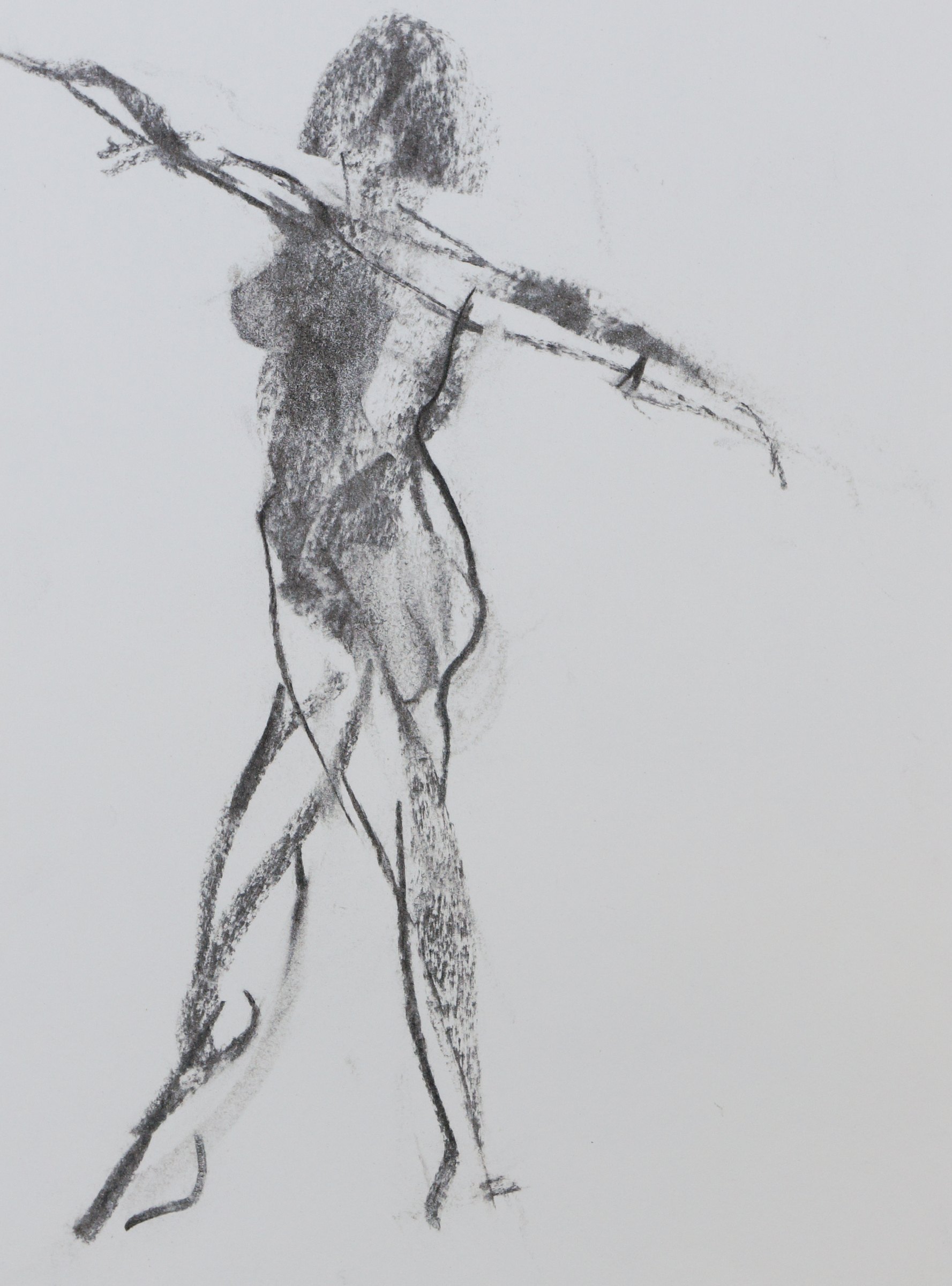 Dancing — drawing by Michael Joseph