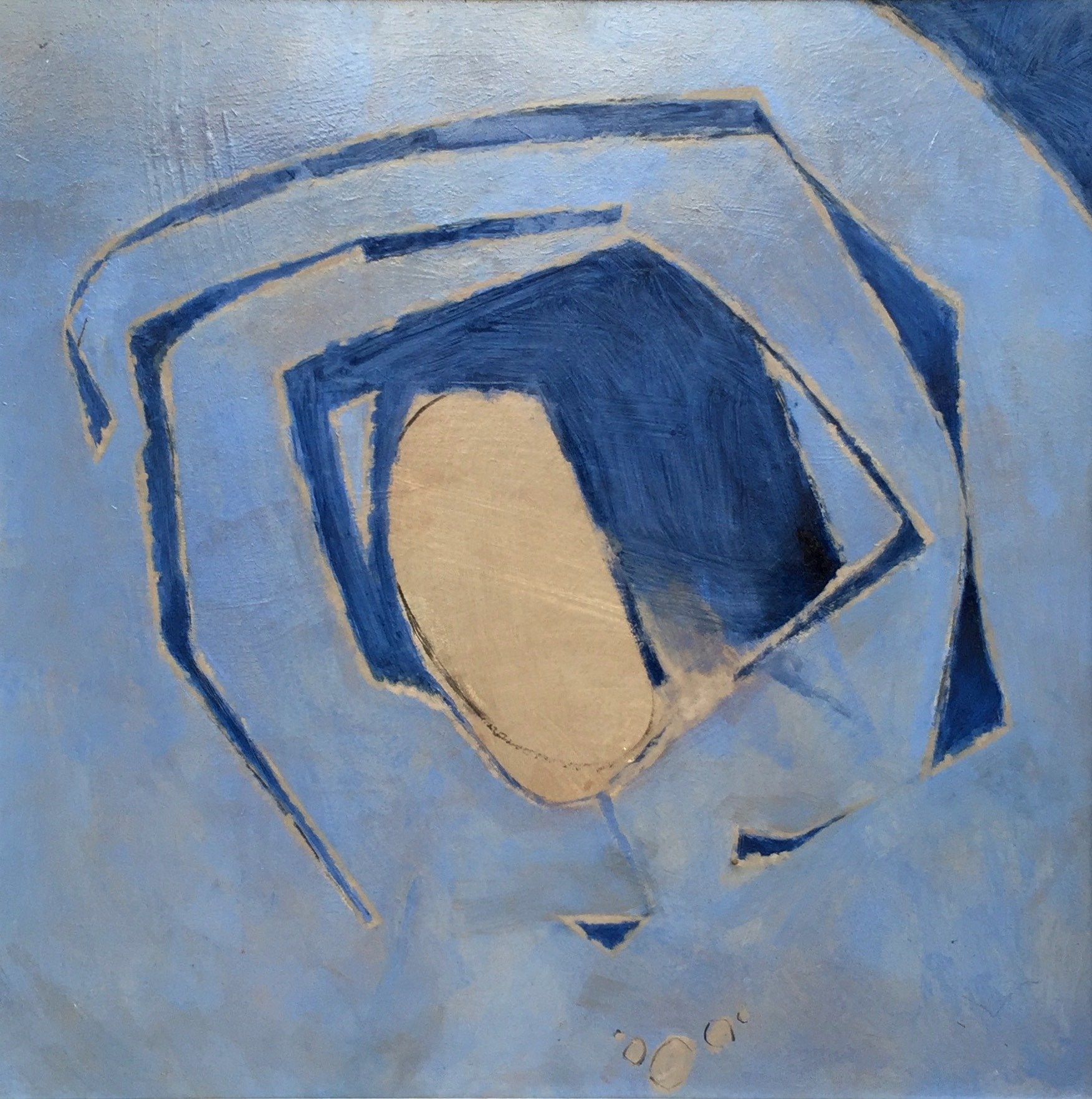 Girl Taking off her Top — painting by Michael Joseph