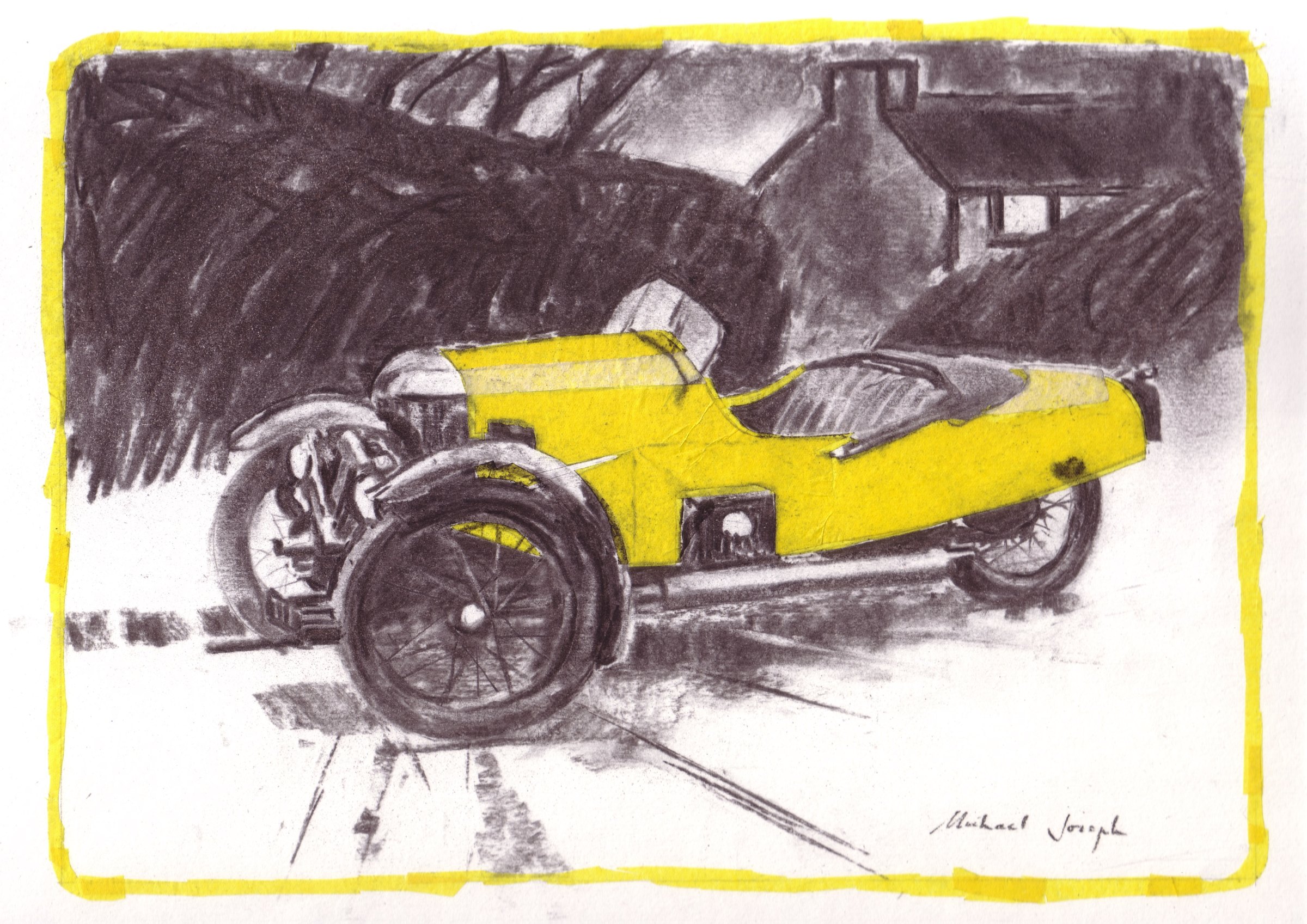 Morgan Aero — drawing by Michael Joseph