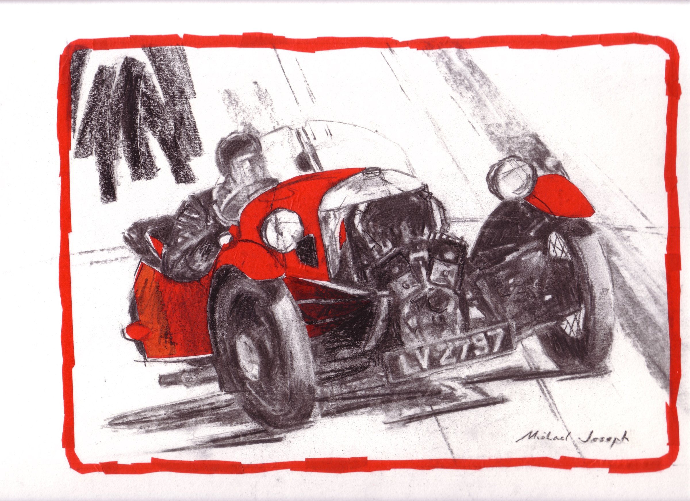 Morgan Sports — drawing by Michael Joseph