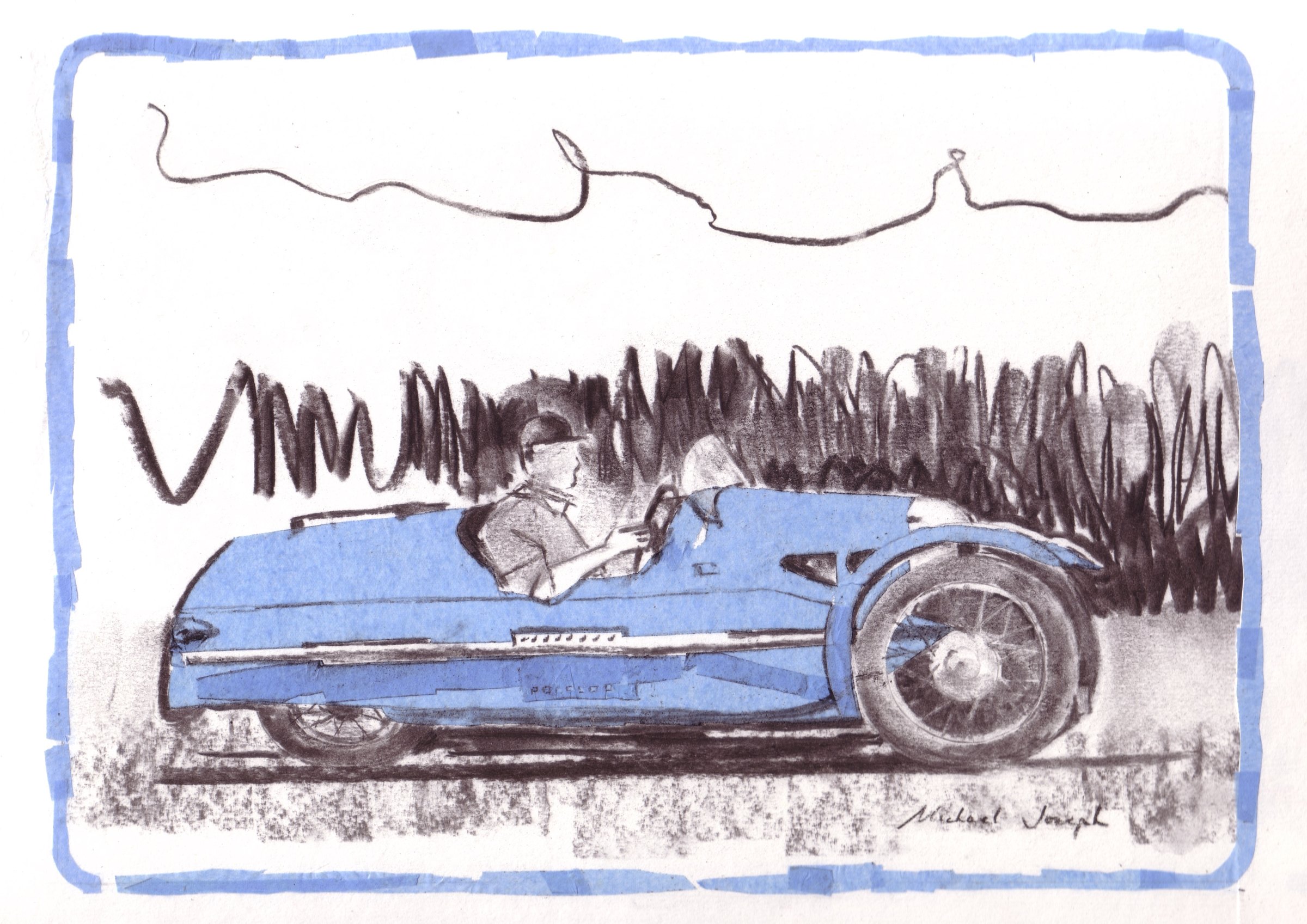 Morgan Super Sports — drawing by Michael Joseph