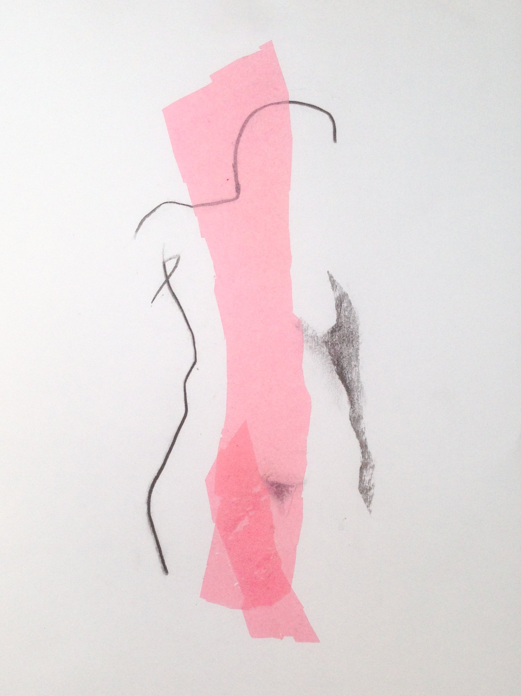 Pink Stripe — painting by Michael Joseph