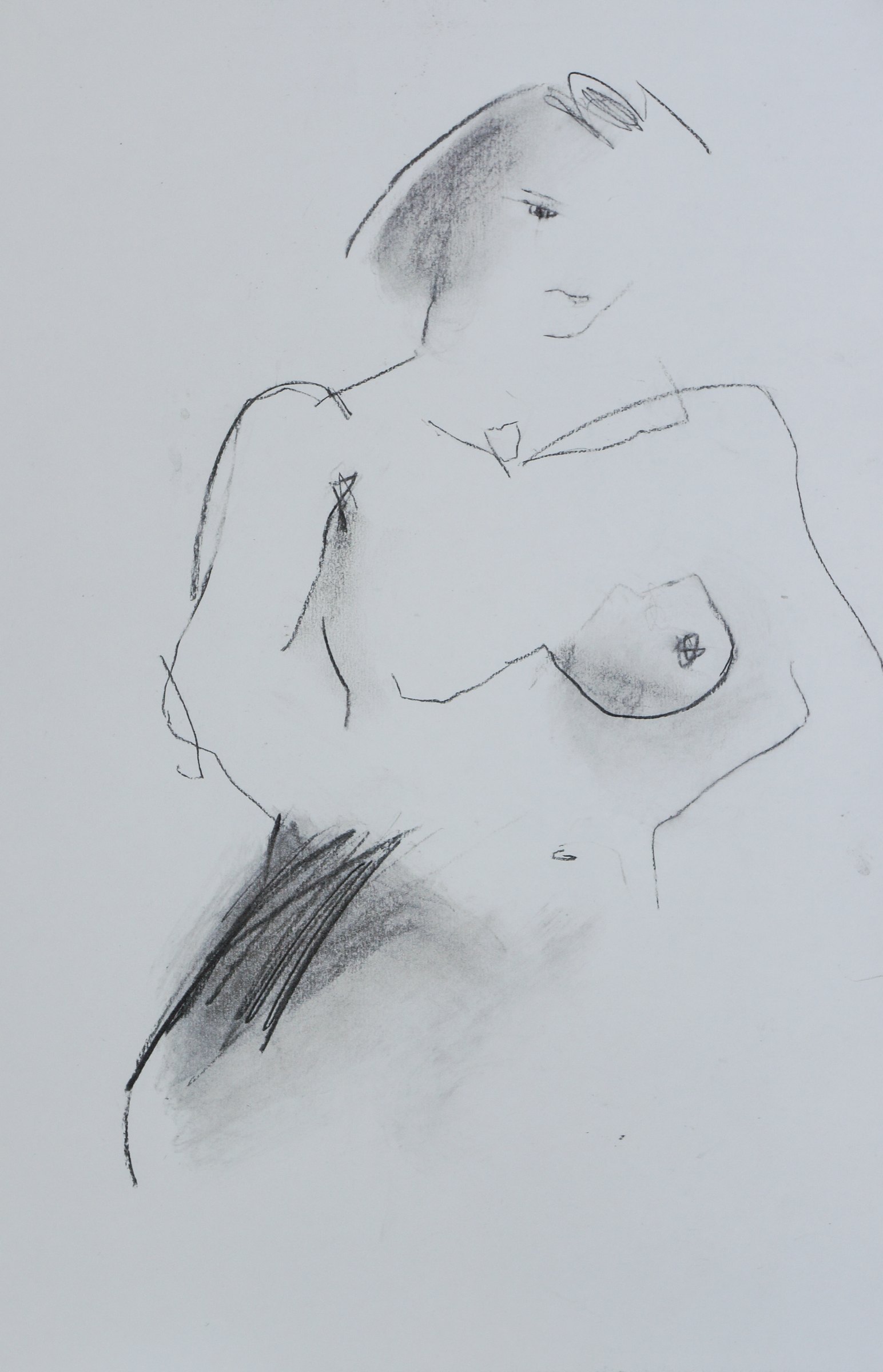Ragged II — drawing by Michael Joseph