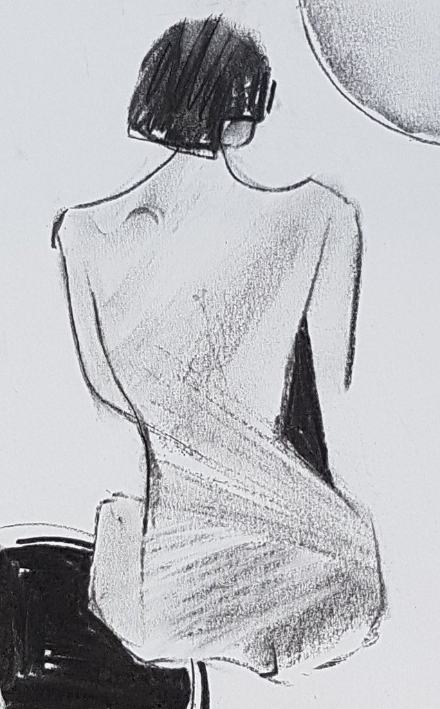 Sculpture Study — drawing by Michael Joseph