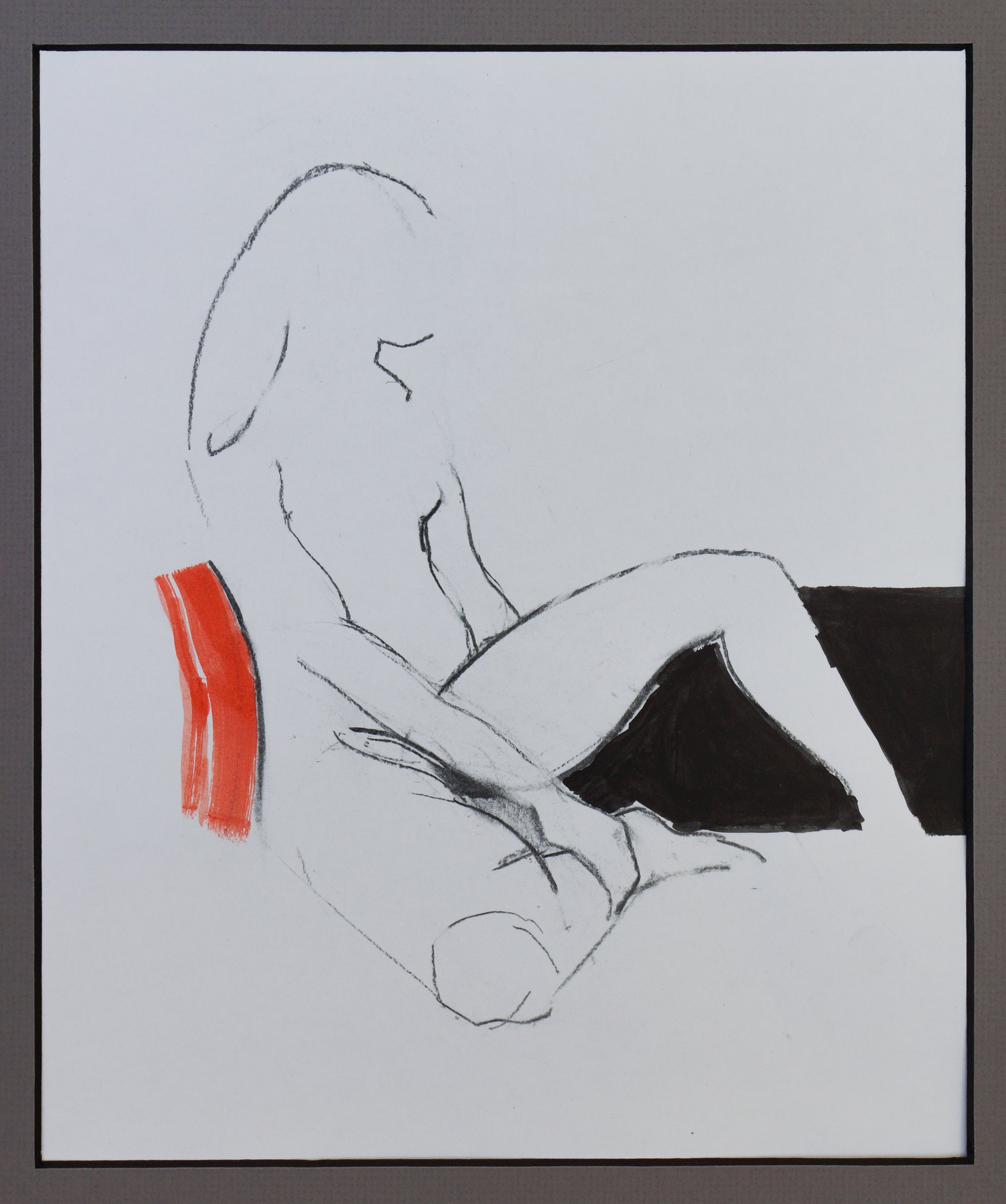 Stroke of Red — drawing by Michael Joseph