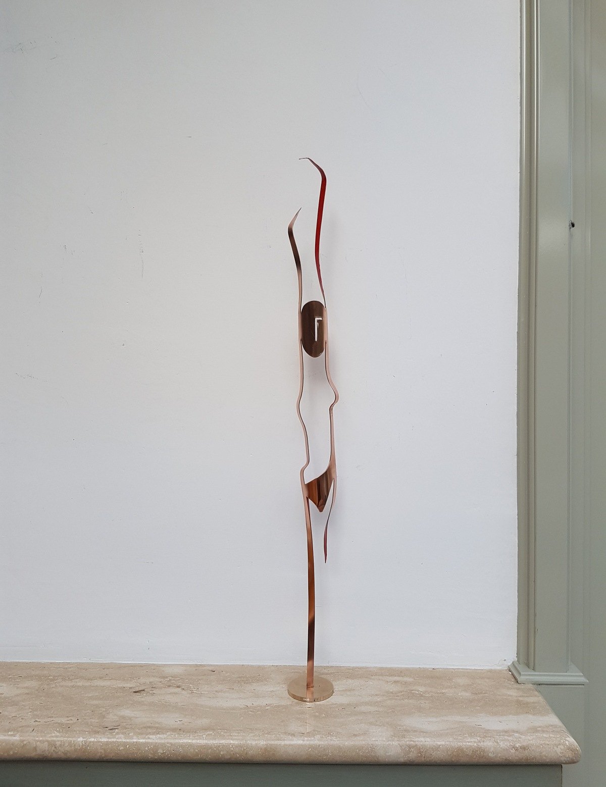 Taking off her Top — sculpture by Michael Joseph