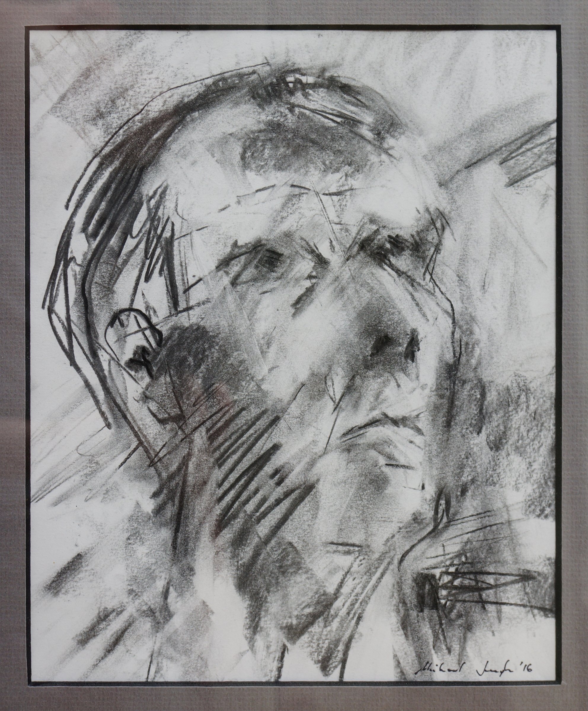 Thoughtful — drawing by Michael Joseph