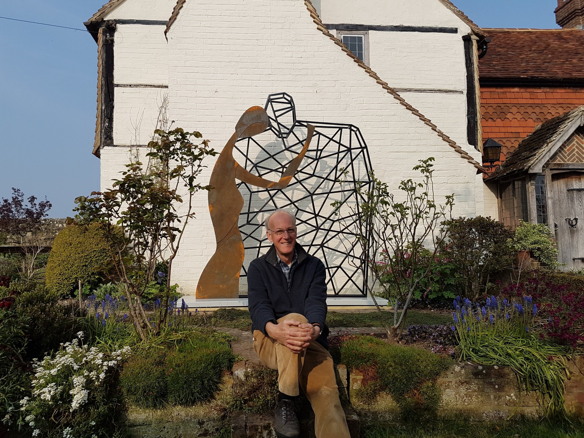 Tryst — Corten steel by Michael Joseph — view 2
