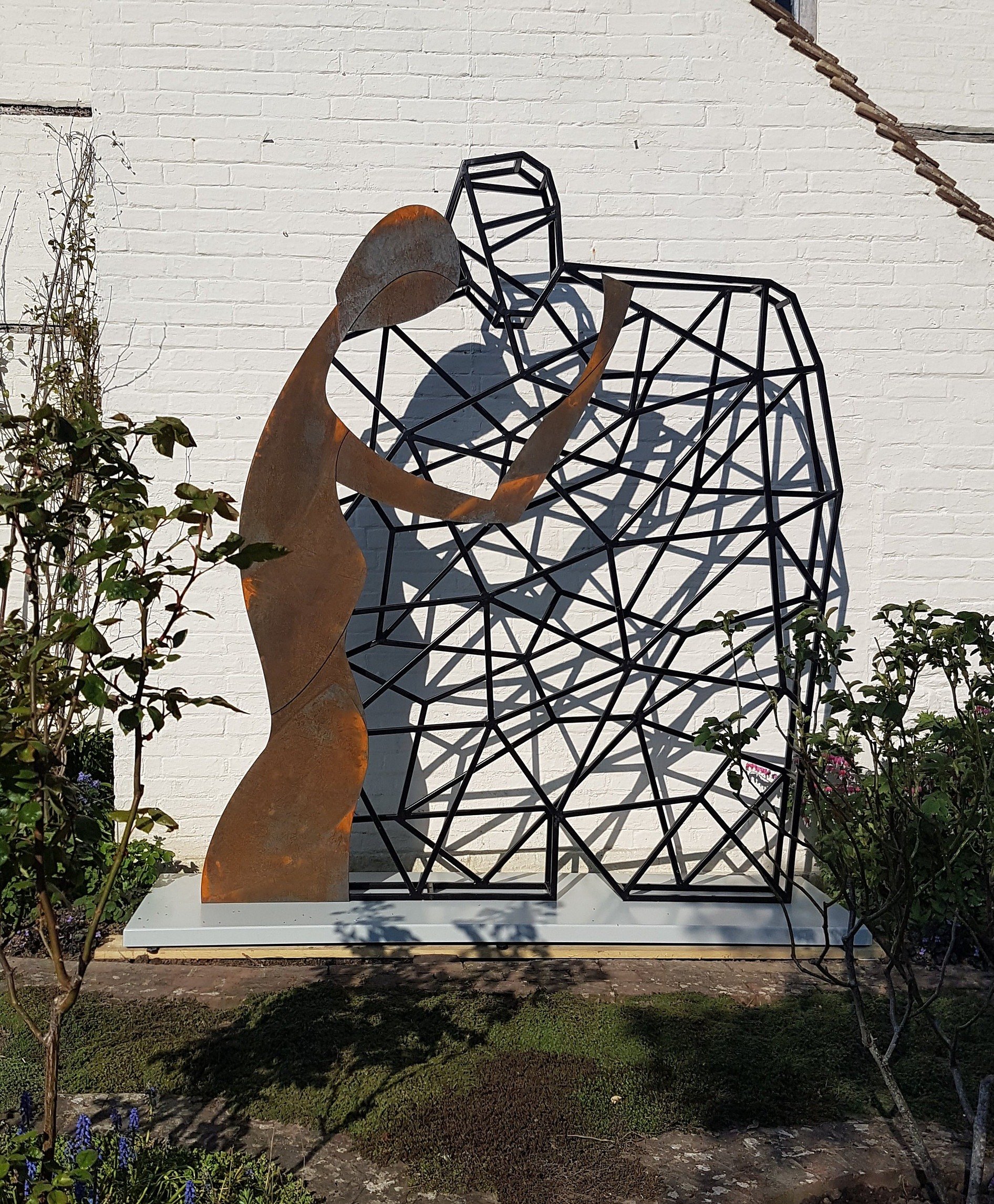 Tryst — Corten steel by Michael Joseph