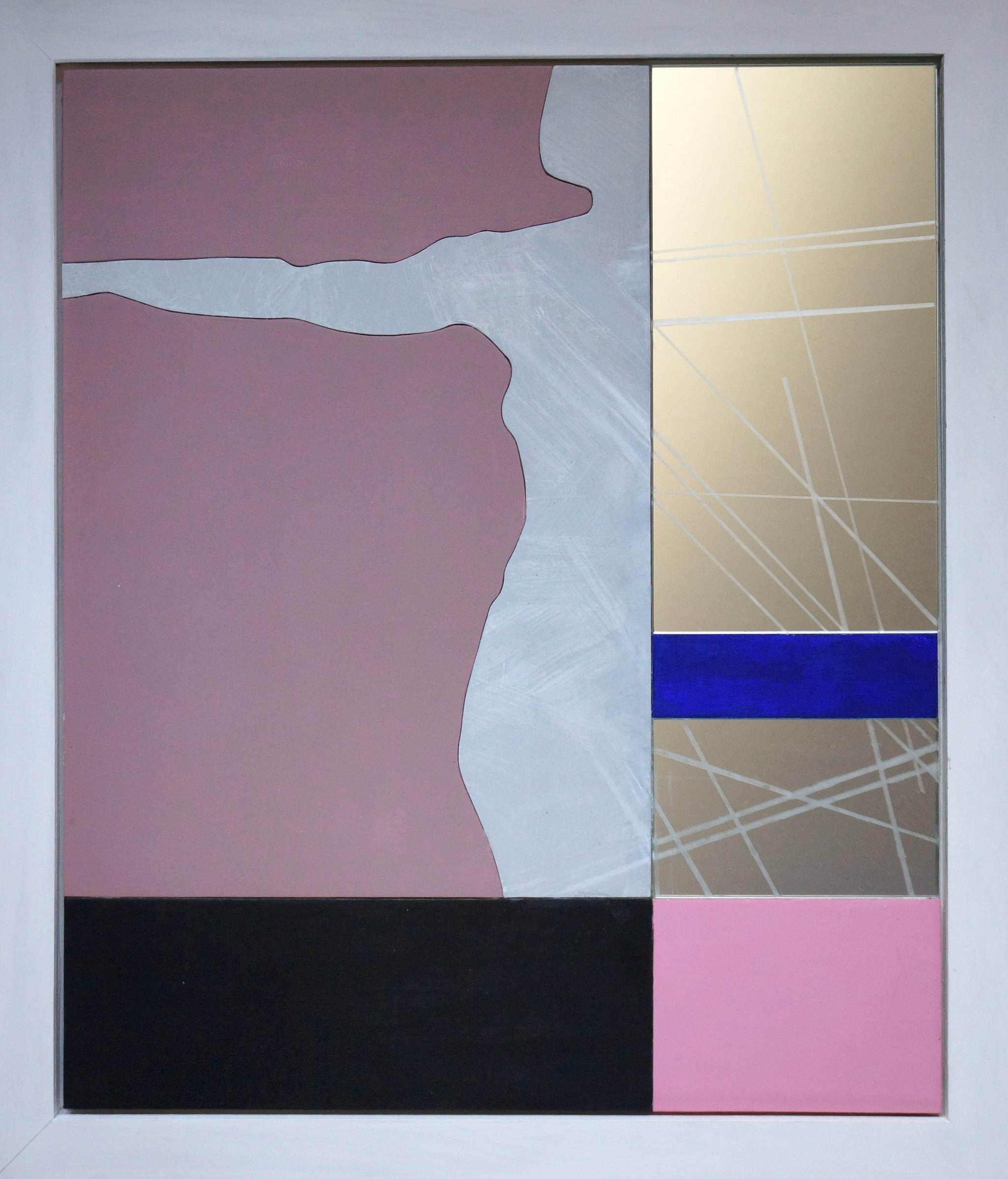 Wardrobe Mirror — mixed media by Michael Joseph